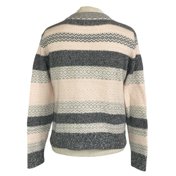 CLUB MONACO Sz Small Cashmere Sweater, Fair Isle Pattern - Picture 3 of 6